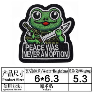 M899 velcro on the back