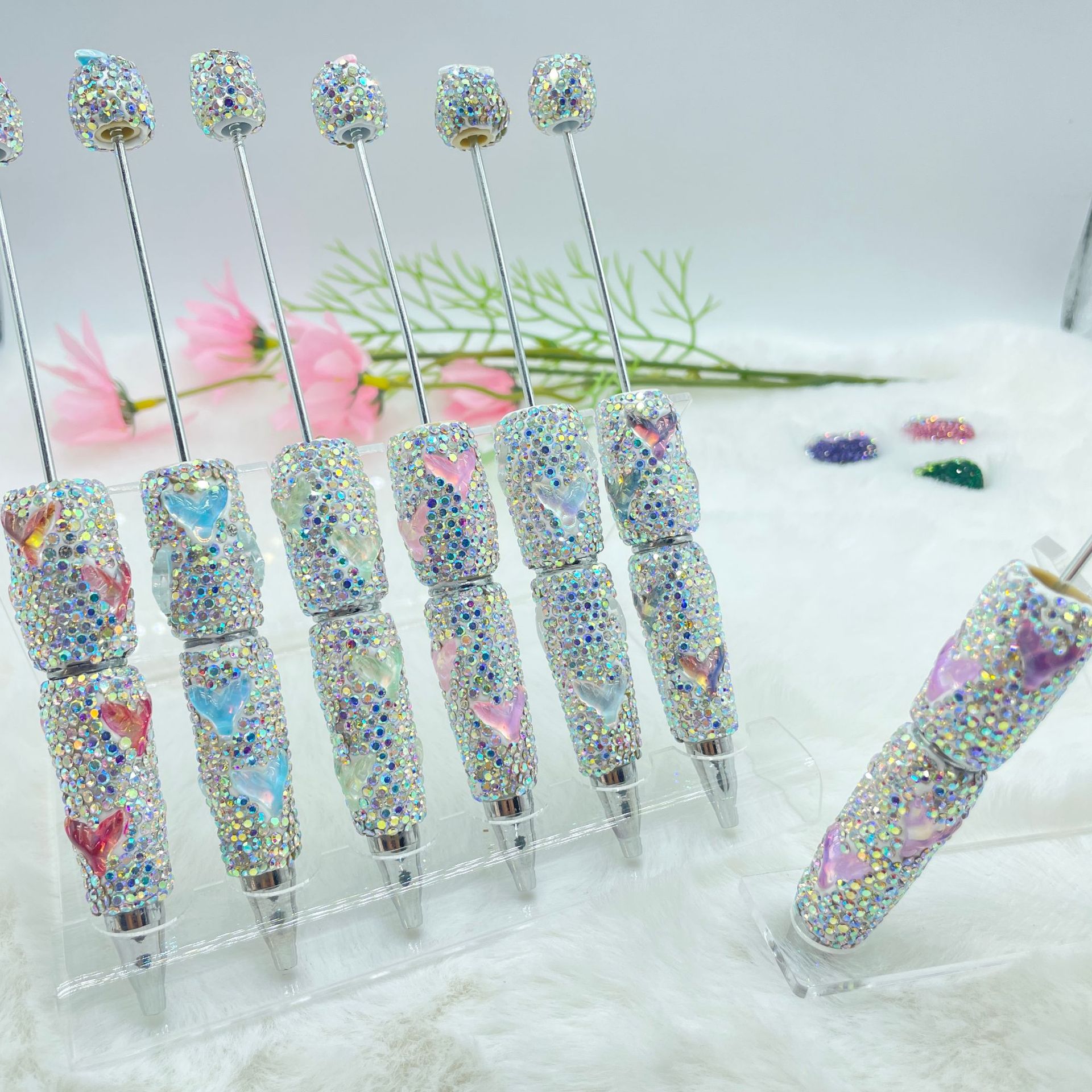 Wholesale Fishtail Cute Rabbit Full ill DIY Fancy Beadable Pens