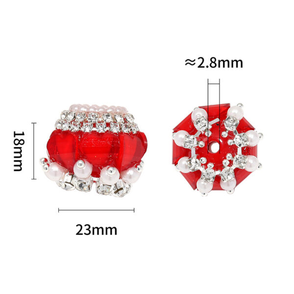 Wholesale Colorful Love Lantern Ball Acrylic Fine Sparkling Beads