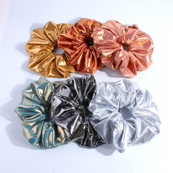 Wholesale Leather Fabric Large Scrunchie