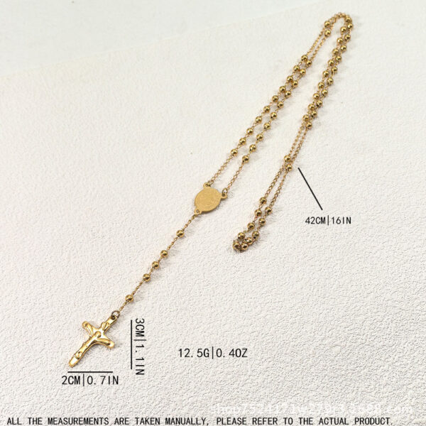 Wholesale Cross Madonna necklace