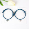 Wholesale Couple Key Lock Magnetic Suction Bracelet Hand Woven