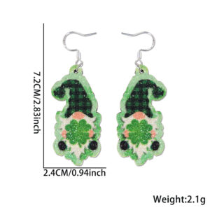 Clover dwarf model / Irish earrings