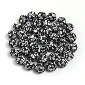 Skull / Diameter 15mm, aperture 2.4mm, 5 pieces/pack