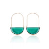 O1CN01VQGCQv1EujwUM27K8_2365720412-0-cib Wholesale Green semi circle inlaid semi precious gemstone earrings