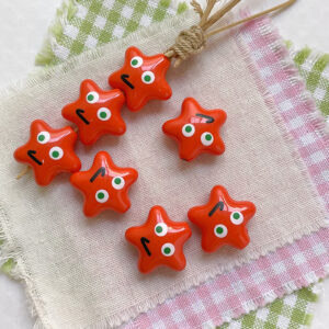 10 # Orange-red-five-pointed (one)