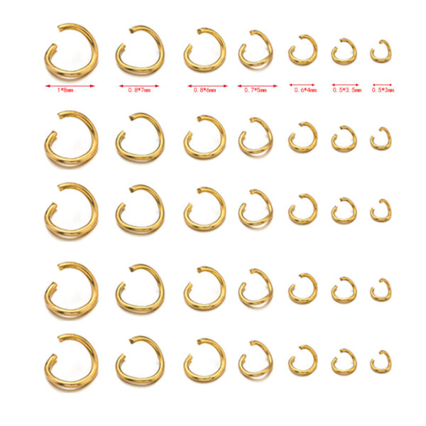 Wholesale Gold Open Connection Ring Jewelry Accessories