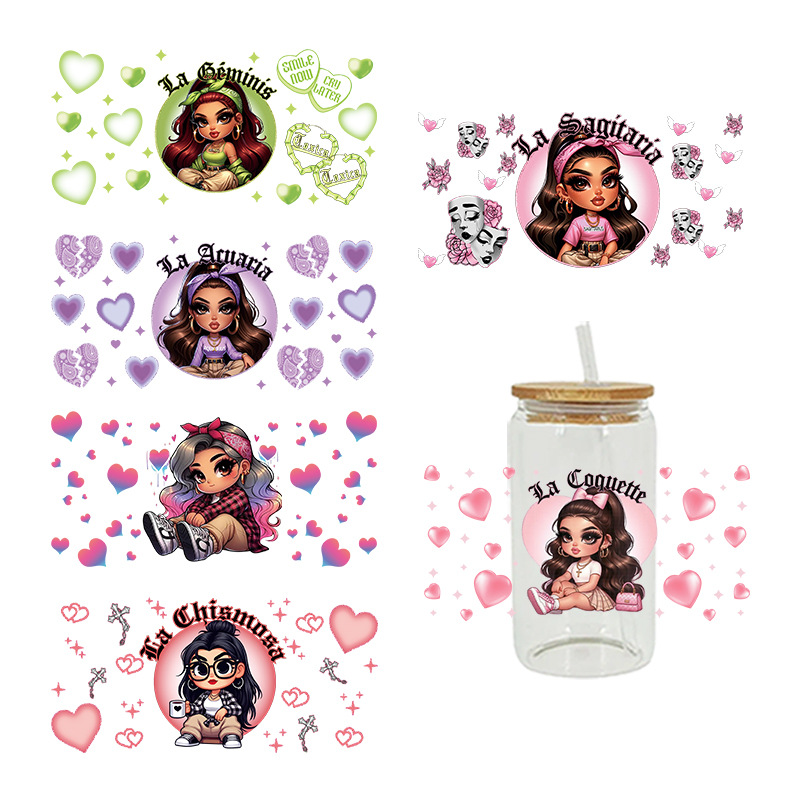 Wholesale UV Transfer Paste Glass Crystal Label Crystal Paste 16OZ UV DTF WRAPS