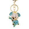 Wholesale Pink Diamond Koala Bear Metal Keychain