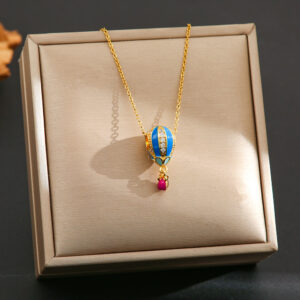 Q05-gold hot air balloon