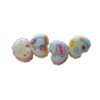 Wholesale 10pcs Printed Cartoon Graffiti Lace Acrylic Beads
