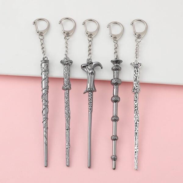 O1CN01VWQ6oX1PiLJDTbiIN_2215144691874-0-cib Wholesale Alloy Magic Wand Keychain
