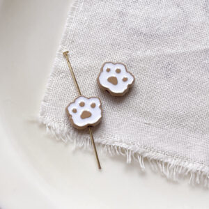 6#Puppy footprints-khaki (one)