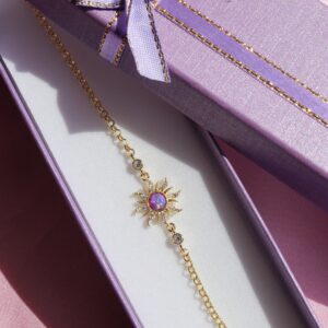 Purple Aobao Bracelet (Gold)