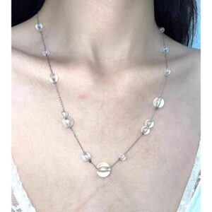 22 # Necklace-single-ball necklace d1547