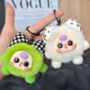 Wholesale Otter Rabbit Bow Small Coal Ball Cartoon Keychain