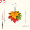 Wholesale Classical Holiday Style Leaf Earrings