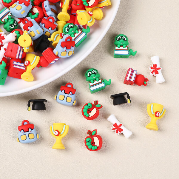 Wholesale 20pcs Trophy Apple Focal Beads