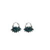 Wholesale Turquoise Cluster Colored Bead Bohemian Earrings