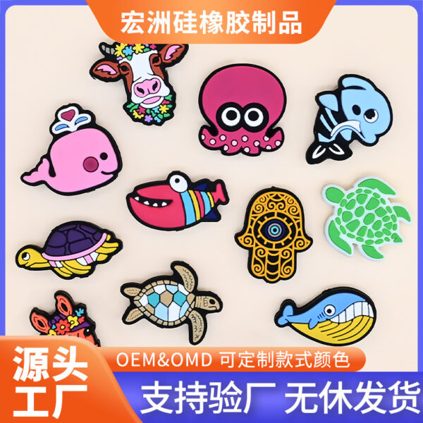 Wholesale 10pcs Diy Colored Letter Silicone Beads