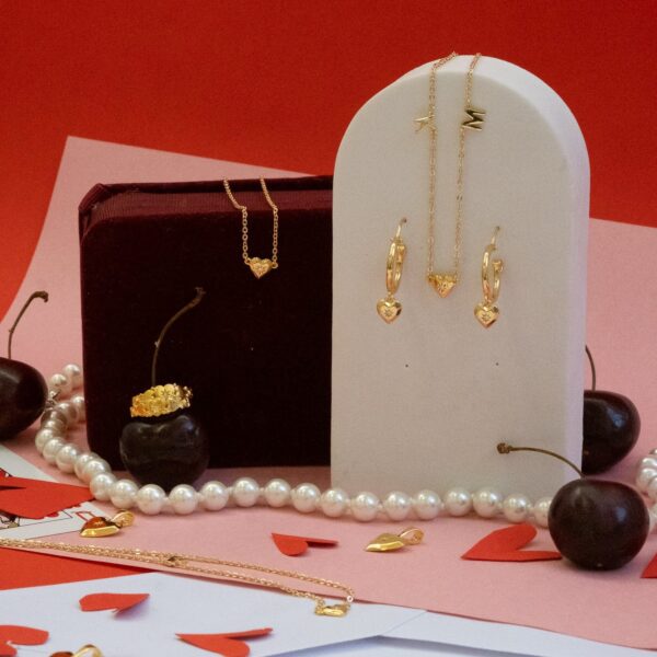 Wholesale love zircon necklace heart-shaped necklace pendant