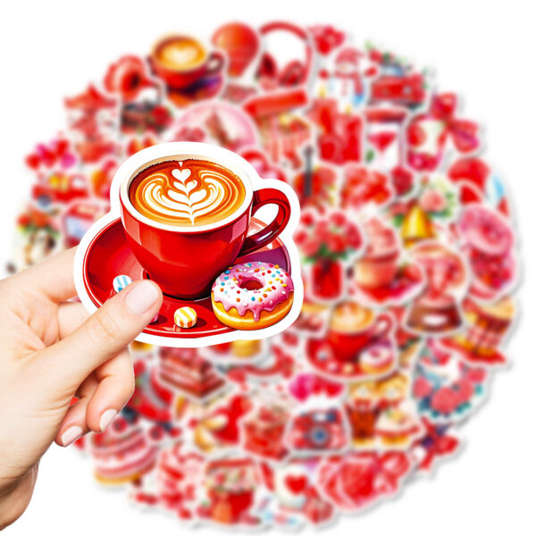 Wholesale Red Cartoon Valentine's Day Stickers