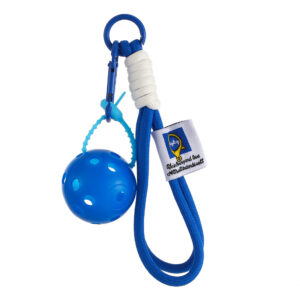 Blue ball + blue lanyard / No specifications