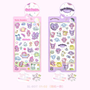 One of the two bdt sanrio embossed stickers will be sent randomly (one will be sent if you take 2 photos)