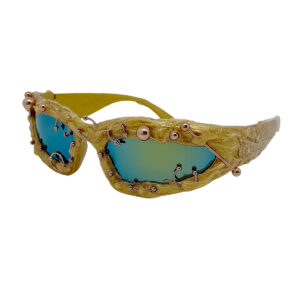 Gold frame green film (gold glue)