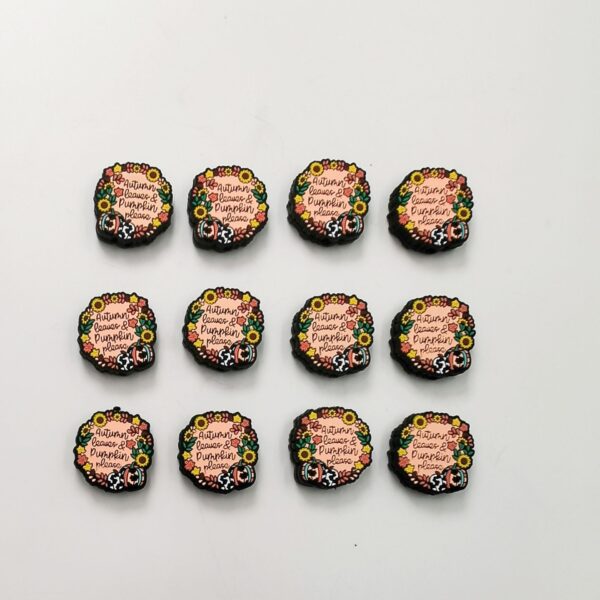 O1CN01Vq502F2FO3f2XOrAF_2216349148869-0-cib Wholesale 10pcs Cartoon Letters Leopard Print Flowers Creative Silicone Beads