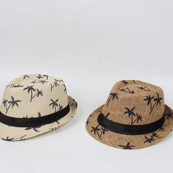 Wholesale Beach style tourism sun shading summer grass jazz hat