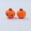 Wholesale 10pcs 3D Hot Sale Halloween Hot Sale Pumpkin Three-dimensional Silicone Cartoon DIY Beads