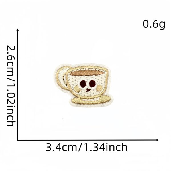 Wholesale Cute cartoon bread embroidery DIY Patches