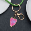 O1CN01VyGjQf2Kpbd33fEay_2217654629606-0-cib Wholesale Rose red LOVE YOU love keychain