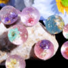 Wholesale Dried Flower Half Hole Luminous Seagull Acrylic Beads Pen Cap