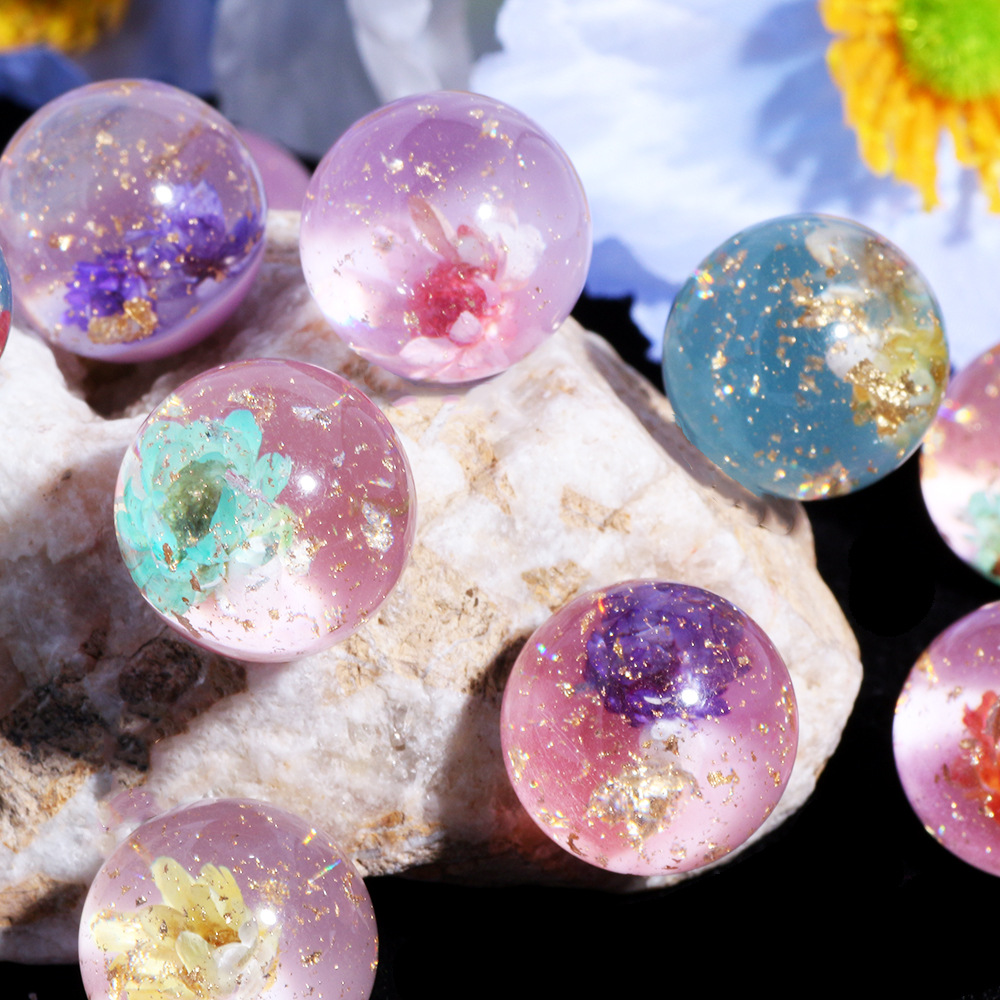 Wholesale ied Flower Half Hole Luminous Seagull Acrylic Beads Pen Cap