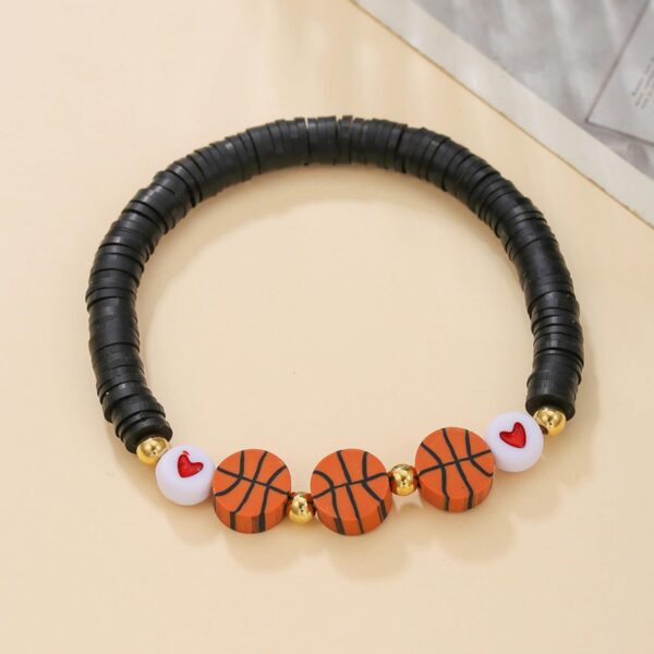 O1CN01W10U1j24FOYAWbw9k_2215896657361-0-cib Wholesale Sports Ball Basketball Baseball Football Soft Pottery Acrylic Bracelet