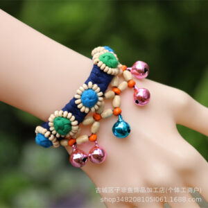 No. 21 details with beads and bells randomly