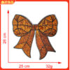 Wholesale Sports letter butterfly bow ball embroidery DIY Patches