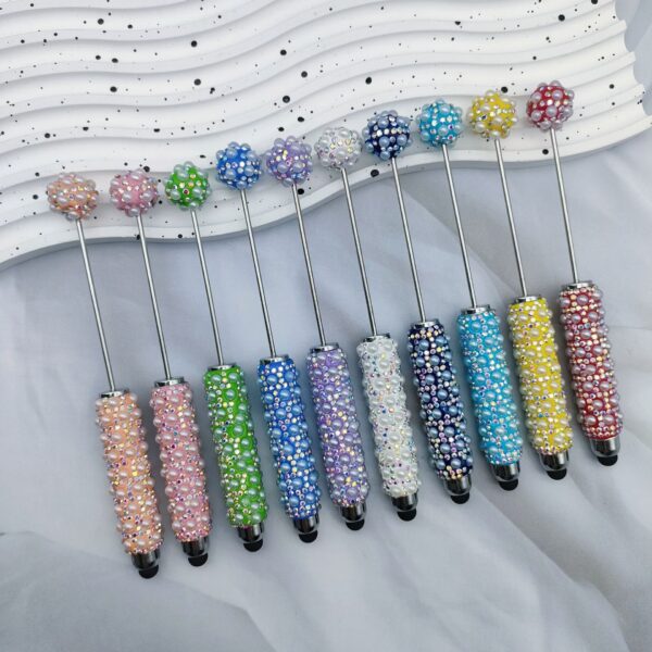 O1CN01W4jL631tRnTsU9HIX_2218621485899-0-cib Wholesale DIY Touch Screen Pearl Full Diamond Beaded Cute Pen