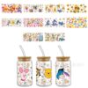 Wholesale Hot Sale New Pooh Bear UV DTF Transfer Crystal Transparent Sticker Waterproof Scratch Resistant Cartoon Wholesale Cross Border