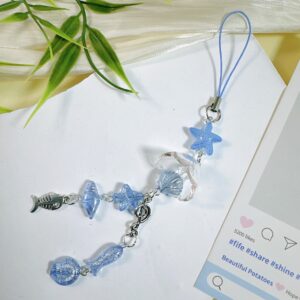 25a36 marine life wind chime [blue]