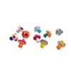 Wholesale Glassy mushroom-shaped long-handled contrasting-color beads