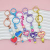 Wholesale Random 100pcs Valentine's Day Love Heart Cartoon Focal Beads