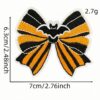 Wholesale Cartoon colored bow embroidery DIY Patches
