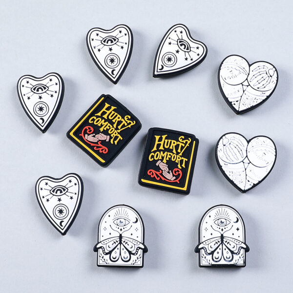 O1CN01W9v0tw1CRJRplqoRW_2217794230077-0-cib Wholesale 20pcs Gothic Theme Silicone Beads