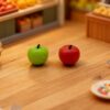 Wholesale Mini Apple Miniature Food Toy Fruit Ornaments