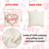O1CN01WAmjPe2BnTK6WKnuS_4183138383-0-cib Wholesale Pink With Printed Design Versatile Linen Material Valentine's Day Pillow Cover