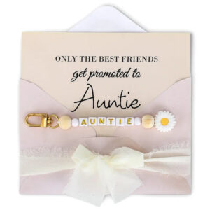 White daisy keychain