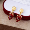 O1CN01WCRCfj1ujUOwTznGF_2215125026073-0-cib Wholesale Red three-dimensional strawberry earrings